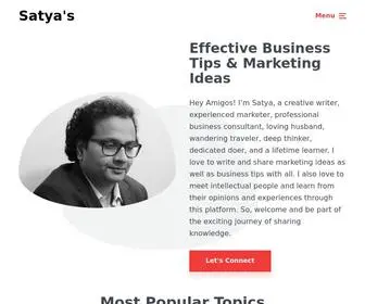 Satyaiyer.com(My WordPress Blog) Screenshot