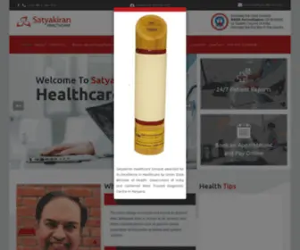 Satyakiranhealthcare.com(Satyakiran Healthcare Diagnostic Centre in Sonpat Delhi/NCR) Screenshot