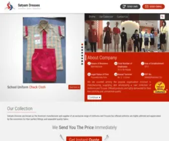 Satyamdresses.net(Satyam Dresses) Screenshot