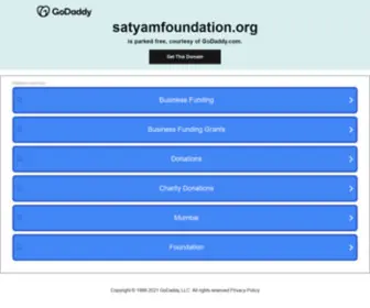 Satyamfoundation.org(Under) Screenshot