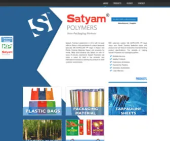 Satyampolymers.com(Satyam Polymers) Screenshot