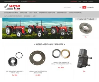 SatyamtracParts.com(Satyam Trac Parts) Screenshot