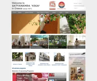 Satyanandayoga.gr(Satyananda Yoga) Screenshot