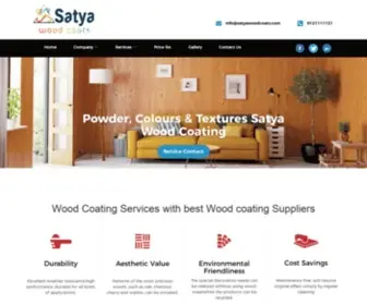 Satyawoodcoats.com(Wood Coating Services) Screenshot