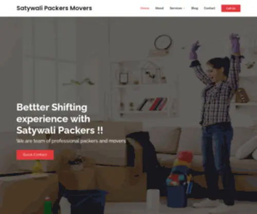 Satywalipackersandmovers.com(Satyawali Packers and Movers Noida) Screenshot