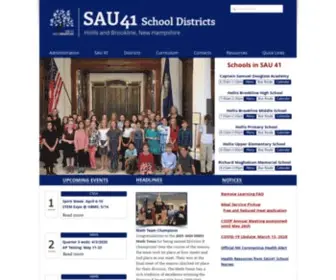 Sau41.org(Sau41schooldistricts) Screenshot