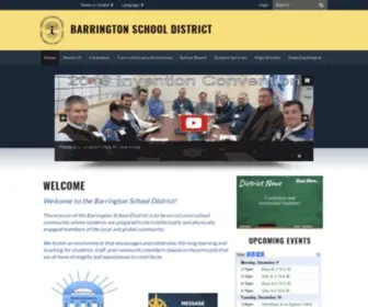 Sau74.org(Barrington School District) Screenshot