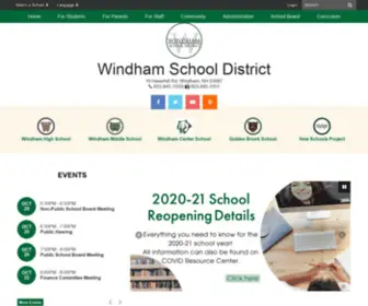 Sau95.org(Windham School District) Screenshot