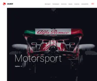 Sauber-Group.com(Sauber Group) Screenshot