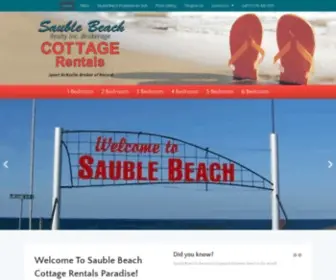 Saublebeachcottagerentals.ca(Sauble Beach Cottage Rentals) Screenshot