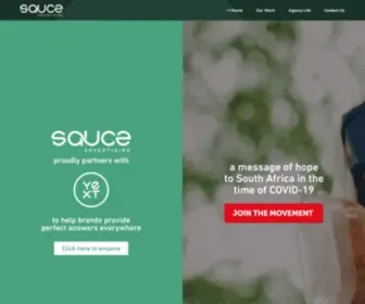 Sauceadvertising.co.za(Sauce Advertising) Screenshot