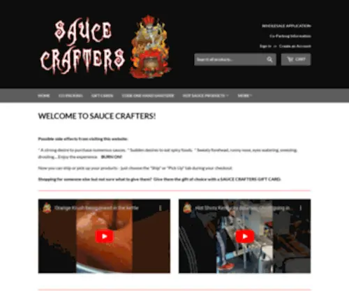 Saucecrafters.com(Sauce Crafters) Screenshot