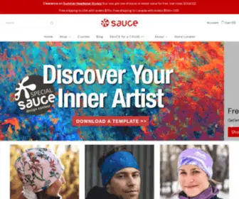 Sauceheadwear.com(Every Wear for Everywhere) Screenshot