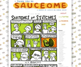 Sauceome.com(I think you're sauceome) Screenshot