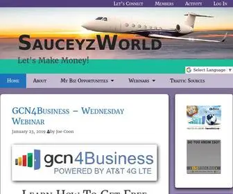 Sauceyzworld.com(Let's Make Money) Screenshot