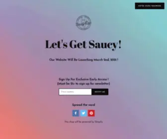 Saucyliqs.com(Saucy Liqs) Screenshot