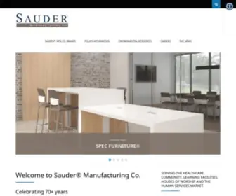 Saudermfg.com(Sauder) Screenshot