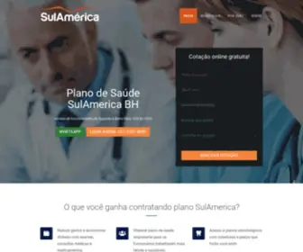 Saudesulamericabh.com.br(Planos de saude) Screenshot