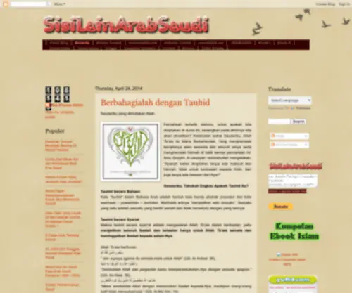 Saudi-Tauhid-Sunnah.blogspot.com(Sisi Lain Arab Saudi) Screenshot