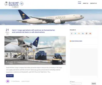 Saudiacargoblog.com(Saudia Cargo Blog) Screenshot