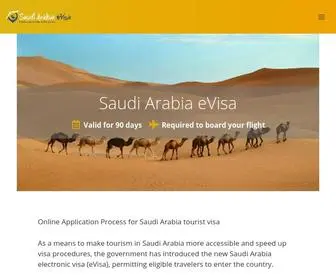 Saudiarabiaevisa.org(Saudi Arabia eVisa) Screenshot