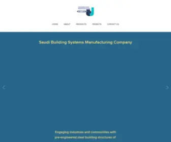 Saudibuilding.site(Saudi Building Systems Manufacturing) Screenshot