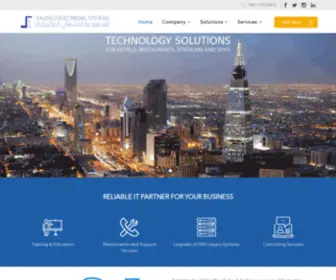 Saudicoelectronics.com(Saudico Electronic Systems) Screenshot