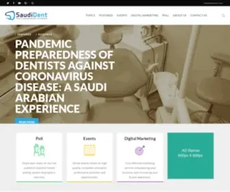 Saudident.com(Your Growing Dental Community) Screenshot