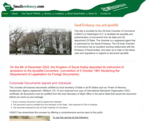 Saudiembassy.com(Saudi Embassy Legalization) Screenshot