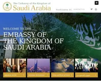 Saudiembassy.net(The Embassy of The Kingdom of Saudi Arabia) Screenshot