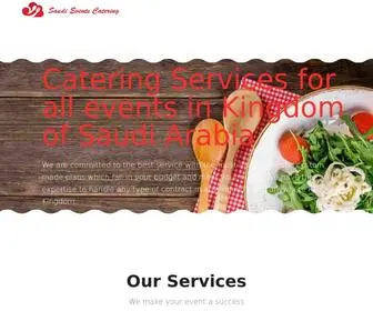 Saudieventscatering.com(Event Food and Catering Services Riyadh) Screenshot