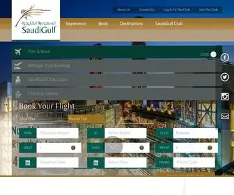 Saudigulfairlines.com(SaudiGulf Airlines) Screenshot