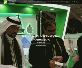 Saudipharmaexpo.com(The 2nd Saudi International Pharma Expo 2020) Screenshot