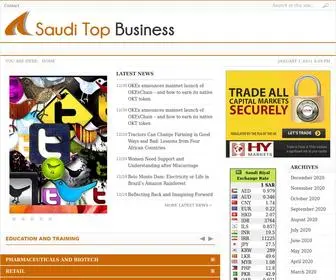 Sauditopbusiness.com(Saudi Top Business) Screenshot