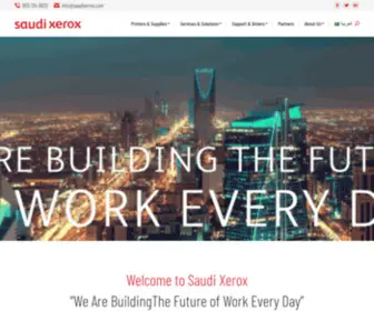 Saudixerox.com(Saudi Xerox) Screenshot