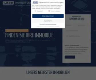 Sauer-Gewerbeimmobilien.de(WERNER und SABINE SAUER KG) Screenshot