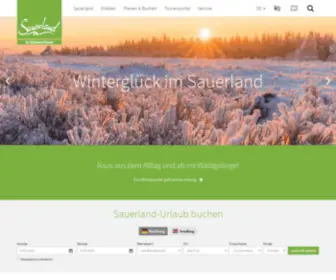 Sauerland.com(Sauerland Tourismus) Screenshot