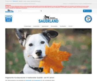 Sauerlandshop.de(Hier Gartenartikel und Hundebedarf im Fachhandel online bestellen im großen SAUERLAND Onlineshop) Screenshot