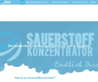 Sauerstoff-Konzentrator.de(ᐅ) Screenshot