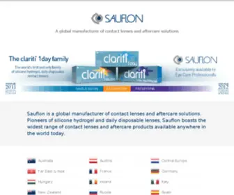 Sauflon.com(CooperVision) Screenshot