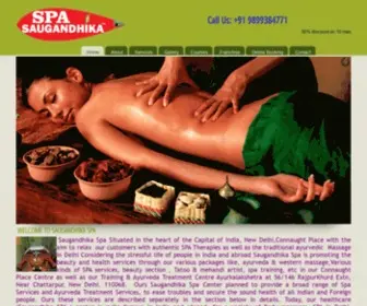 Saugandhikaspa.com(Saugandhika Spa) Screenshot