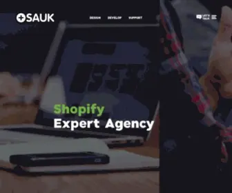 Sauk.agency(Shopify Agency) Screenshot