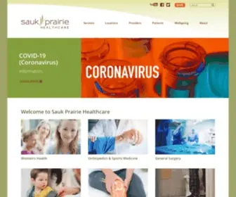 Saukprairiehealthcare.org(Sauk Prairie Healthcare) Screenshot