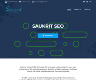Saukrit.com(Online Learning center) Screenshot