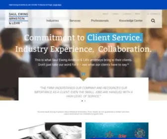 Saul.com(Saul Ewing Arnstein & Lehr LLP) Screenshot