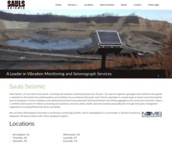 Saulsseismic.com(Sauls Seismic) Screenshot