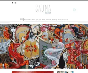 Saumatheartist.com(Artwork by Sauma The Artist) Screenshot