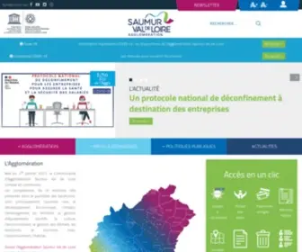 Saumurvaldeloire.fr(Saumur Val de Loire) Screenshot