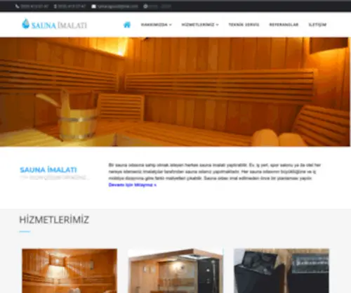 Sauna-Imalati.com(Saunanın faydası) Screenshot