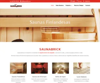 Saunabrick.com(Fabricantes y Venta de Saunas) Screenshot